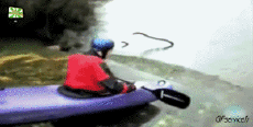 Humor -  Fun Sports Canoe Kayak Falls - Fail 