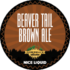 Beaver tail brown ale-Boissons Bières USA Adirondack Beaver tail brown ale