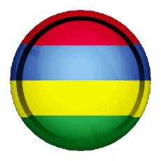 Fahnen Afrika Mauritius Rund - Ringe 