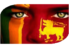 Drapeaux Asie Sri Lanka Rectangle 