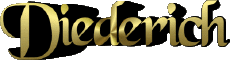 Nome MASCHIO - Germania D Diederich 