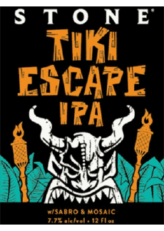 Tiki escape IPA-Drinks Beers USA Stone Brewing co 