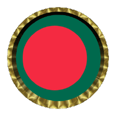 Banderas Asia Bangladesh Ronda - Anillos 