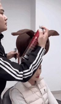 Humor -  Fun MENSCHEN Friseurhaare Serie 01 