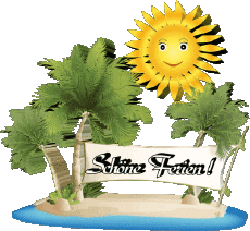 Messagi Tedesco Schöne Ferien Sfondo trasparente 21 