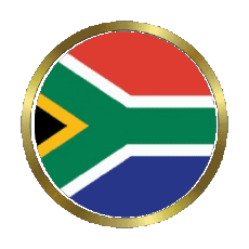 Bandiere Africa Sud Africa Rotondo - Anelli 