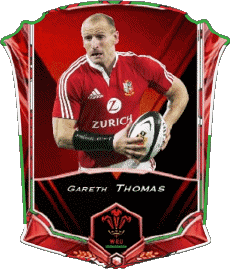 Sports Rugby - Joueurs Pays de Galles Gareth Thomas 