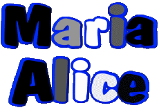 First Names FEMININE - Italy M Composed Maria Alice 