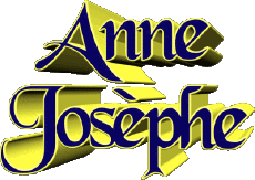 Vorname WEIBLICH - Frankreich A Zusammengesetzter Anne Josèphe 