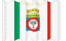 Bandiere Europa Italia Puglia Sventola 