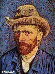 Humour - Fun Morphing - Ressemblance Artistes peintre confinement covid art recréations Getty challenge Van Gogh 
