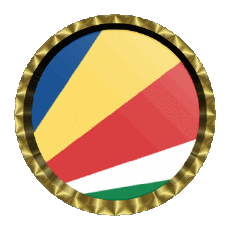Flags Africa Seychelles Round - Rings 