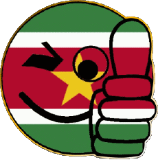 Banderas América Surinam Smiley - OK 