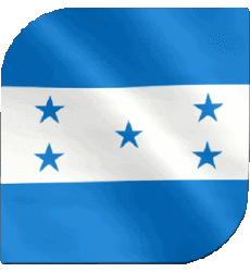 Bandiere America Honduras Quadrato 