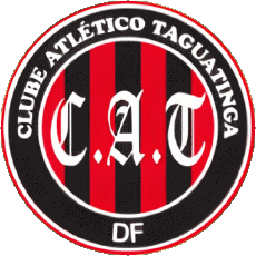 Sports Soccer Club America Logo Brazil Distrito Federal Clube Atlético Taguatinga 