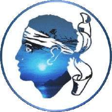 Fahnen Frankreich Regionen Korsika Runde 