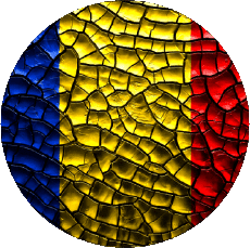 Flags Europe Romania Round 