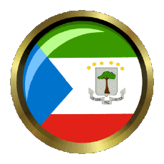 Banderas África Guinea Ecuatorial Ronda - Anillos 
