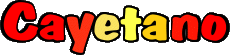 First Names MASCULINE - Spain C Cayetano 