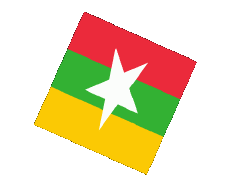 Banderas Asia Birmania Esfera - Cubo 