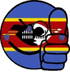 Banderas África Eswatini Smiley - OK 
