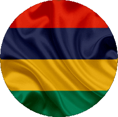 Bandiere Africa Mauritius Tondo 