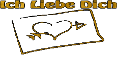 Messages Allemand Ich Liebe Dich Coeur 