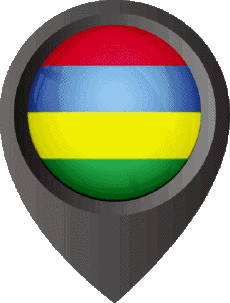 Bandiere Africa Mauritius Perno di posizione 