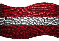Drapeaux Europe Lettonie Rectangle 