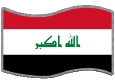 Banderas Asia Iraq Rectángulo 