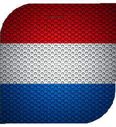 Bandiere Europa Lussemburgo Quadrato 