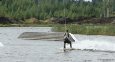 Humor -  Fun Sport Wasserski fahren Wakeboard Gamelle Fail 
