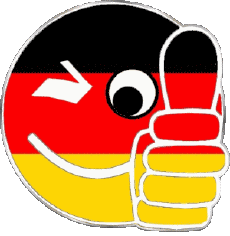 Flags Europe Germany Smiley - OK 