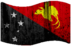 Flags Oceania Papua New Guinea Rectangle 