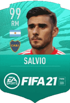Multimedia Vídeo Juegos F I F A - Jugadores  cartas Argentina Eduardo Salvio 