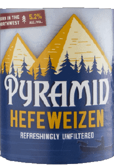 Hefeweizen-Getränke Bier USA Pyramid 