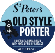 Old style porter-Drinks Beers UK St  Peter's Brewery Old style porter