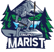 Deportes Rugby - Clubes Mundo - Logotipo Nueva Zelanda T Taupo Marist 