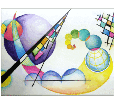 Humor -  Fun ART Artists Painter Wassily Kandinsky 