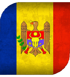 Bandiere Europa Moldova Quadrato 