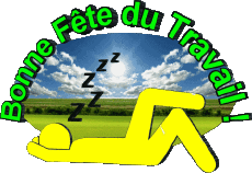 Nachrichten Französisch 1er Mai Bonne Fête du Travail 