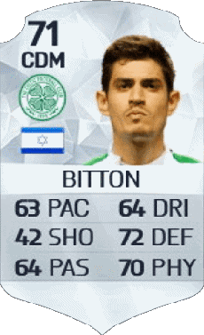 Multi Média Jeux Vidéo F I F A - Joueurs Cartes Israël Nir Bitton 