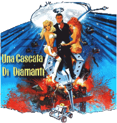 Multimedia Film Internazionale James Bond 007 Una Cascata di diamanti Logo Italiano 