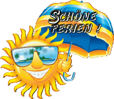 Messages German Schöne Ferien Transparent Background 15 