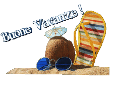 Messagi Italiano Buone Vacanze Sfondo trasparente 14 