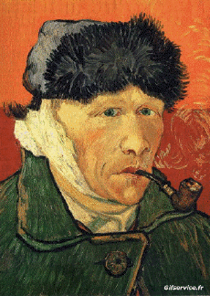 Humour - Fun Morphing - Ressemblance Artistes peintre confinement covid art recréations Getty challenge Van Gogh 