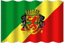 Bandiere Africa Congo Sventola 