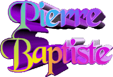 First Names MASCULINE - France P Pierre Baptiste 
