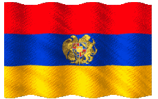 Fahnen Asien Armenien Welligkeit 