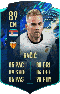 Multi Media Video Games F I F A - Card Players Serbia Uros Racic 